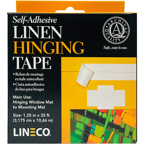 Lineco Linen Hinging Tape - (1.25" x 35') Self-Adhesive