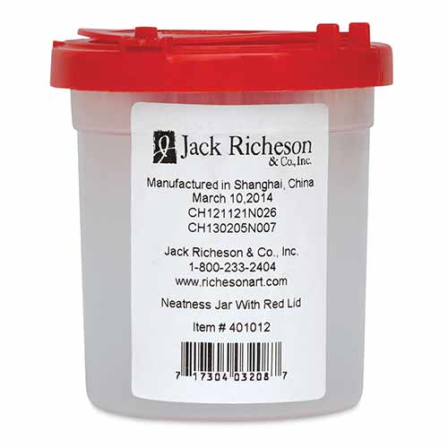 Richeson Neatness Jar W/Red Lid