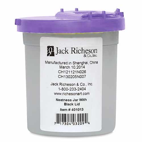 Richeson Neatness Jar W/Violet Lid