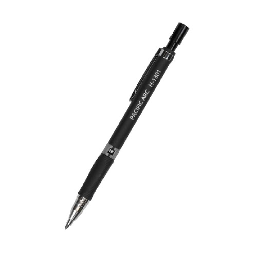 Pacific Arc 2mm Collegiate Lead Holder  & Lead Sharpener PAH-1301-BLK