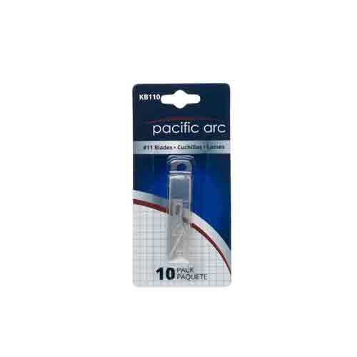 Pacific Arc  #11 Light Duty Replacement Blade for #1 Knife -10pc PAKB110