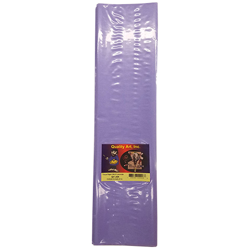 Quality Art Non-Bleeding Tissue Paper 20" x 30" - (24 Sheets) Lavender