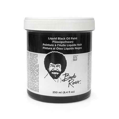 Bob Ross Liquid Oil Paint - (8oz237ml/) Black
