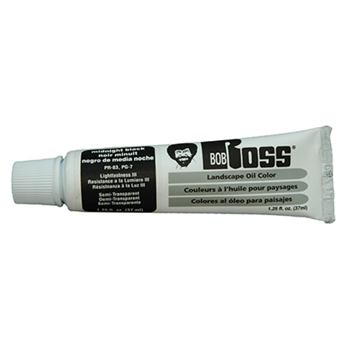 Bob Ross Oil Paint - (1.25oz/37ml) Midnight Black