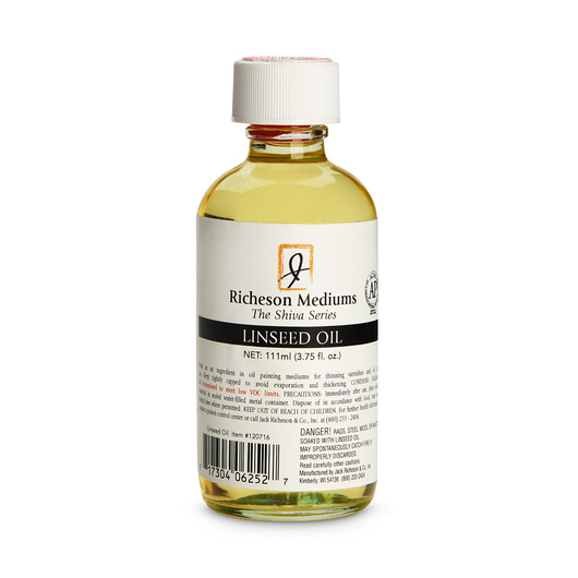 Richeson Shiva Linseed Oil (3.75 ounces)