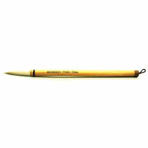 Richeson White Horse Hair Bamboo Brush #2