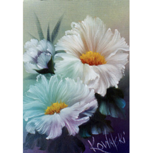 Bob Ross How-To Painting Packet Florals - White Poppies