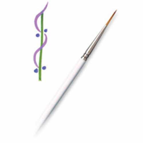 Royal Langnickel Royal Gold Brush for Acrylic & Watercolor -Monogram Liner- #8