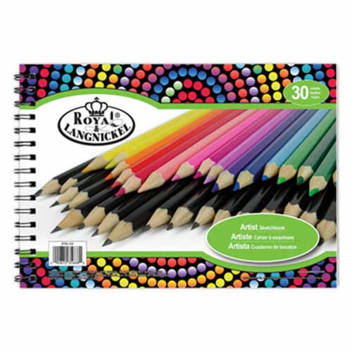 Royal Langnickel Cool Art 8.5x11.75 Spiral Sketchbook RTN-142