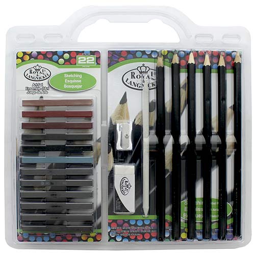 Royal Langnickel Cool Art Artist Sketching Pack- (22 Pieces) RTN-149