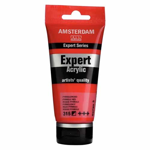 Amsterdam Expert Acrylic 75ML- Pyrrole Red (315)