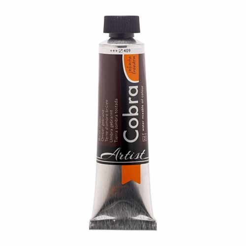 Cobra Artist Oil Paint- Burnt Umber - 40ml