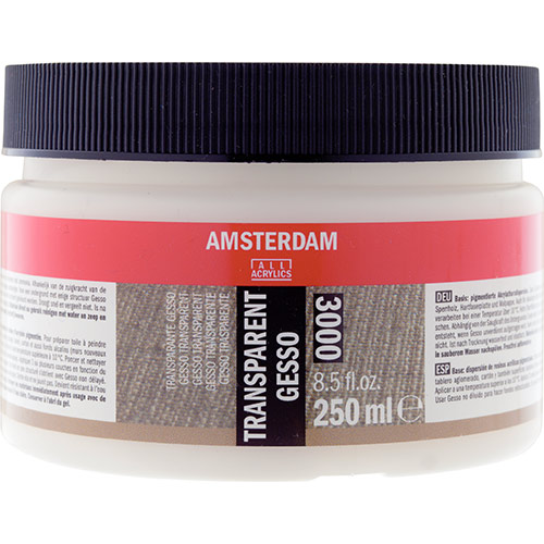 Amsterdam Gesso - (8.5oz/250ml) Transparent