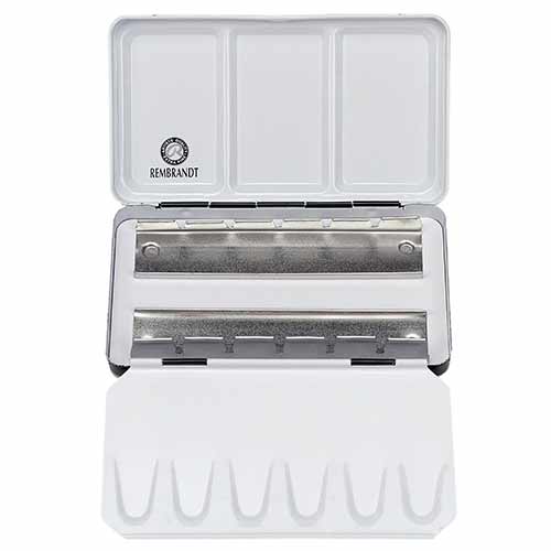 Rembrandt W/C Empty Metal Case- 12 pan