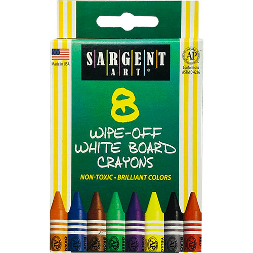 Sargent White Board Crayons - (8 Pack)
