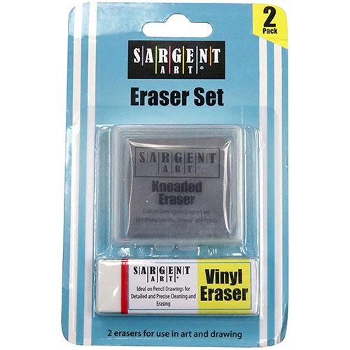 Sargent Kneadable Eraser and Vinyl Eraser Pack - (2 Pieces)