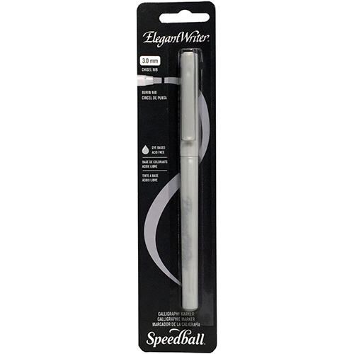 Speedball Elegant Writer Calligraphy Marker - 3.0mm Silver