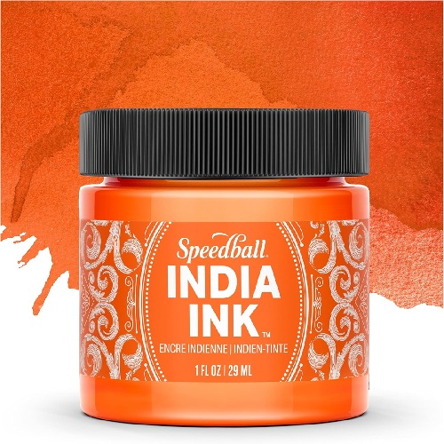 Speedball India Ink 1oz - Citrine  003203