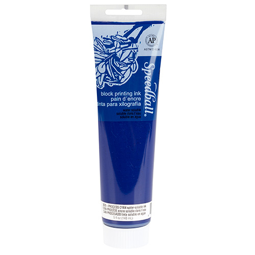 Speedball Block Printing Ink - (5oz/150ml) Process Cyan