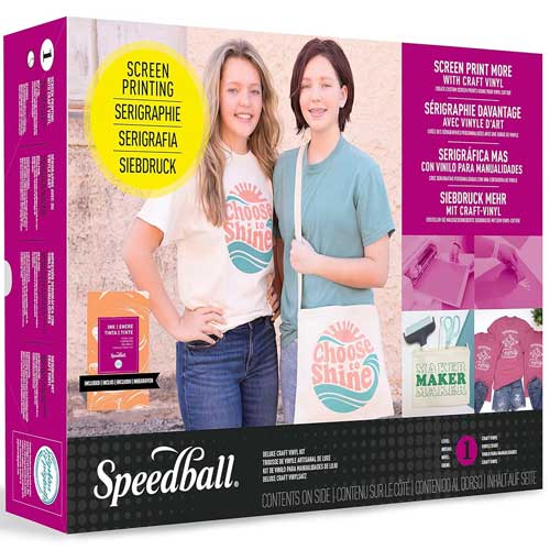 Speedball Deluxe Screen Printing Craft Vinyl Kit  45086