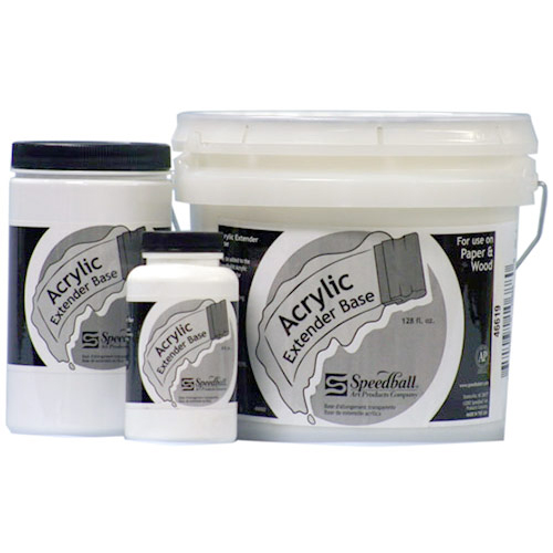 Speedball Permanent Acrylic Screen Printing Extender Base (1 Gallon)