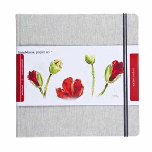 Global Art Travelogue Watercolor Hand Book - Landscape (8.25" x 8.25")