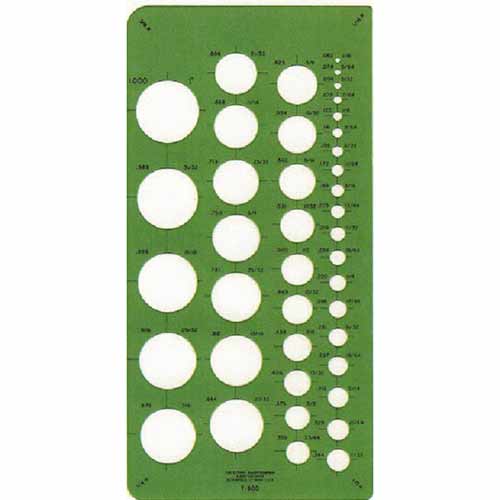 Westcott Stencils Template - Circles