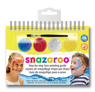 Snazaroo Face Painting Booklet Kit- Sea Life