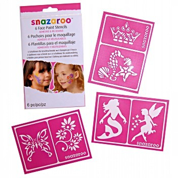 Snazaroo Face Paint Stencils (Set of 6) - Fantasy