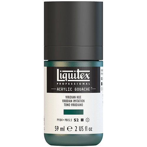 Liquitex Professional Acrylic Gouache Paint - (2oz/59ml) Viridian Hue