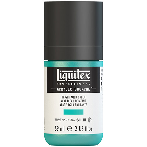 Liquitex Professional Acrylic Gouache Paint - (2oz/59ml) Bright Aqua Green