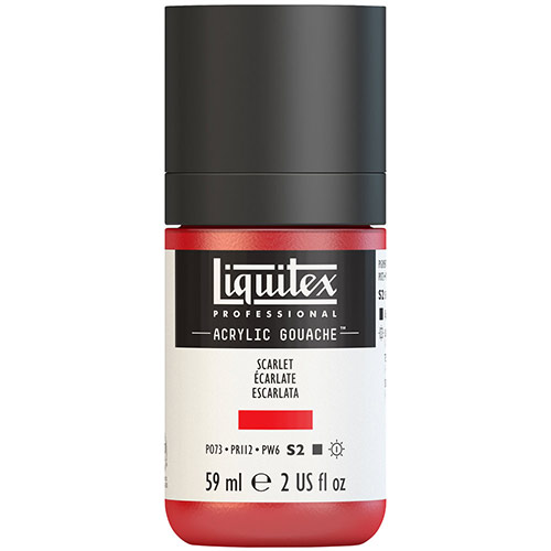 Liquitex Professional Acrylic Gouache Paint - (2oz/59ml) Scarlet