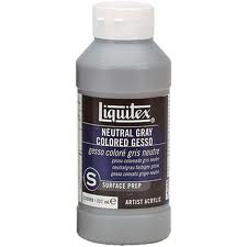 Liquitex Professional Gesso - (8oz/237ml) Neutral Gray