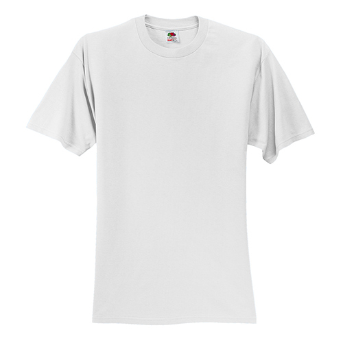 White Cotton Unisex T-Shirt - Adult X-Large