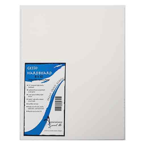 American Easel Tempered Gessoed Hardboard Panel 8"x10"