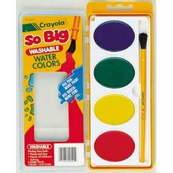 Crayola Washable Watercolors Jumbo Set - 4 Colors
