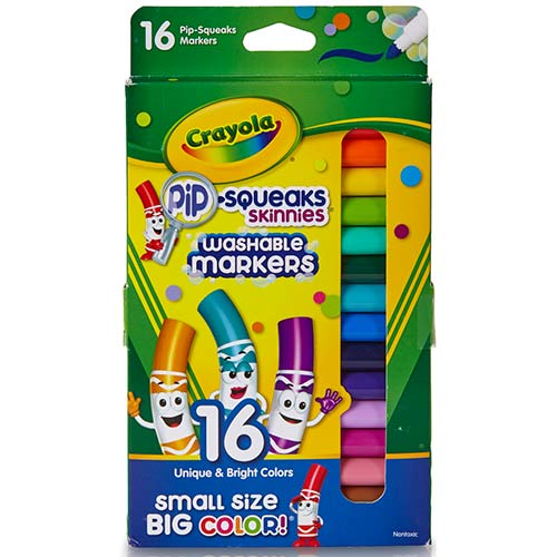 Crayola Pip-Squeaks Washable Markers - (16 Pack) Skinnies