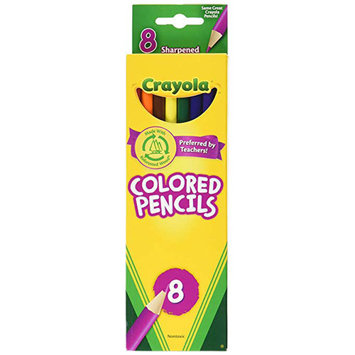 Crayola Colored Pencils - (8 Pack) Classic Colors