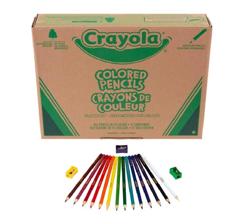 Crayola Colored Pencils Classpack - (462 Pieces) 14 Colors