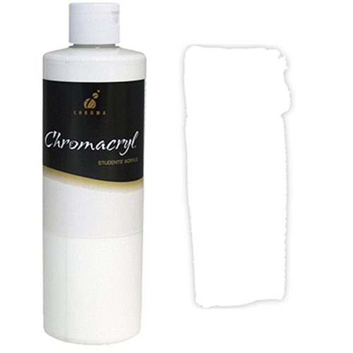 Chromacryl Acrylic Paint - (16oz/473ml) White