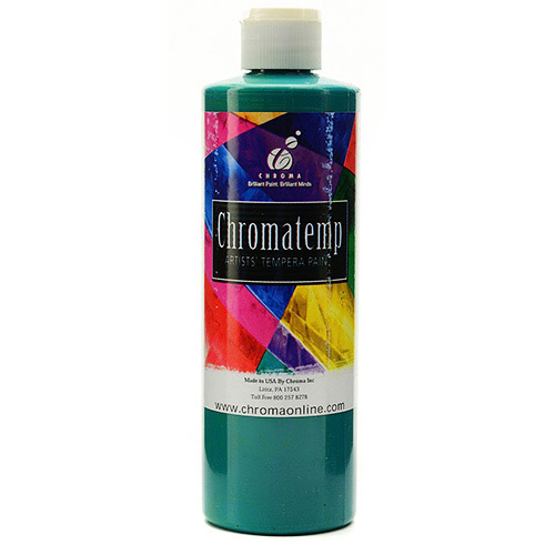 Chromatemp Pearlescent Turquoise Tempera Paint (16 ounces)