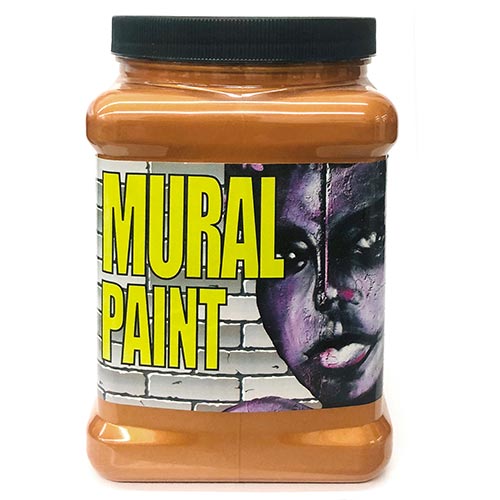 Chroma Acrylic Mural Paint - (1/2 Gallon) Glam Rock Gold -Disc