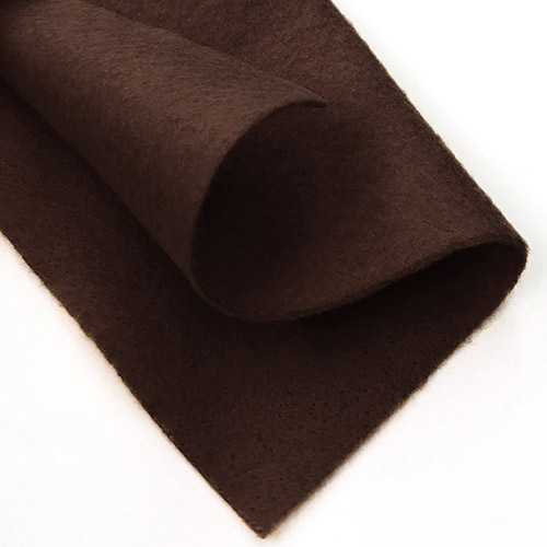Craft Felt Fabric Sheet 9" x 12" - Brown