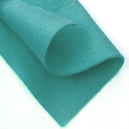 Craft Felt Fabric Sheet 9" x 12" - Turquoise