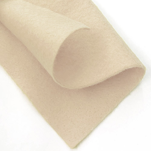Craft Felt Fabric Sheet 9" x 12" - Ivory