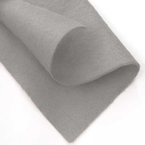 Craft Felt Fabric Sheet 9" x 12" - Grey