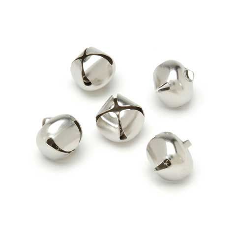 Darice Jingle Bells 3/4" - (30 Pieces) Silver