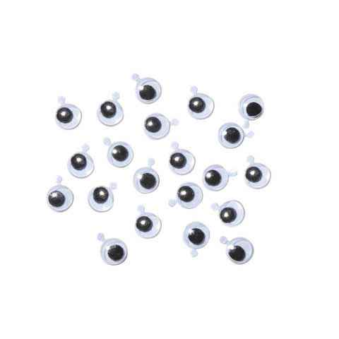 Darice Sticky Wiggle Eyes 7mm (65 count)
