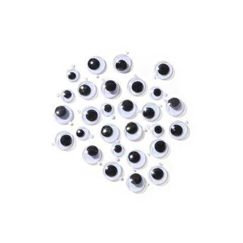 Darice Sticky Wiggle Eyes 10mm (45 count)