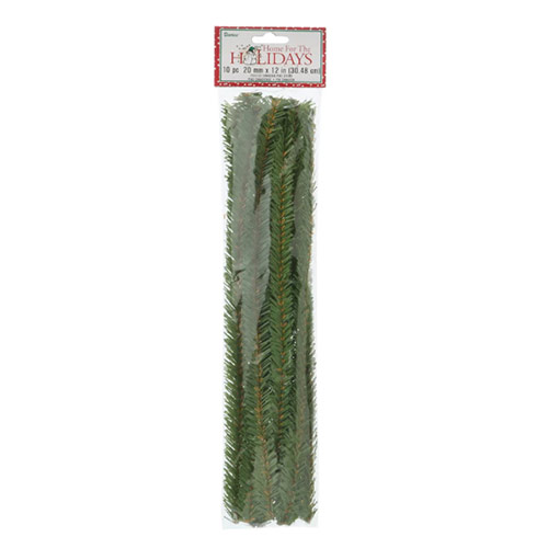 Darice Canadian Pine Chenille Stems 12" - (10 Pack) pipe cleaners
